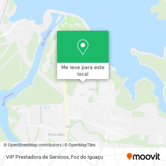 VIP Prestadora de Servicos mapa