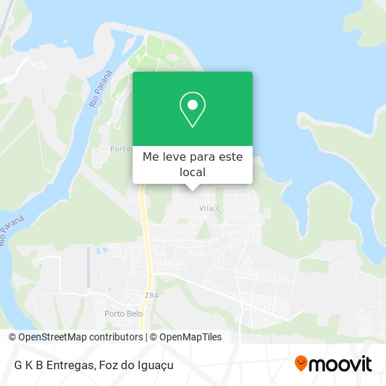 G K B Entregas mapa