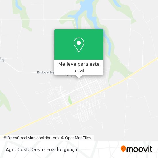 Agro Costa Oeste mapa