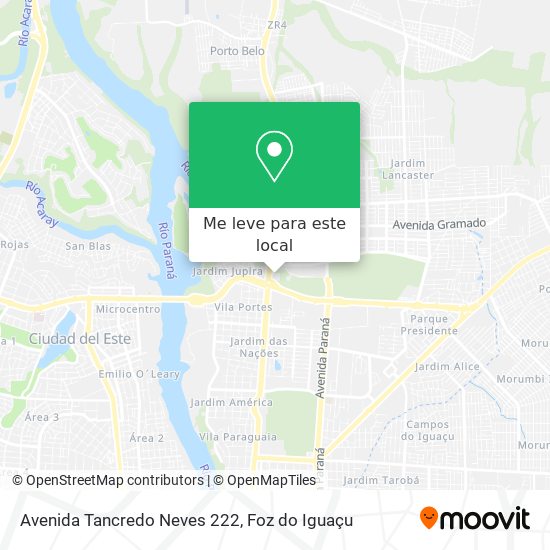 Avenida Tancredo Neves 222 mapa