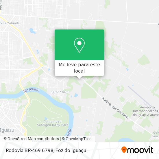 Rodovia BR-469 6798 mapa