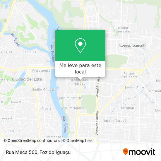 Rua Meca 560 mapa