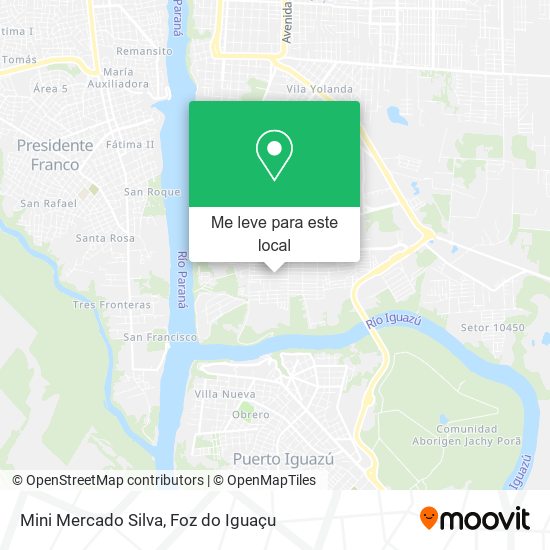 Mini Mercado Silva mapa