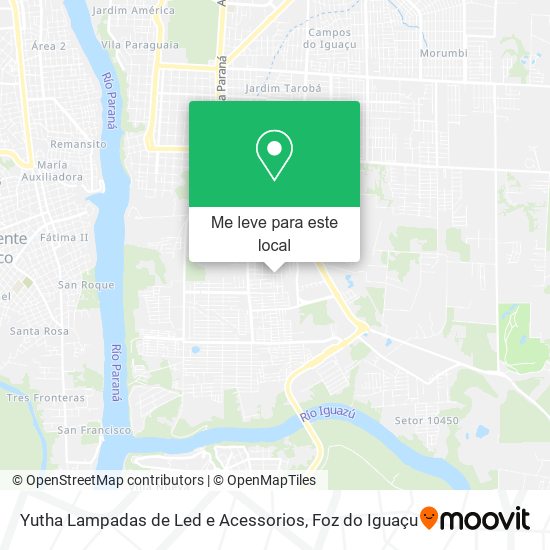 Yutha Lampadas de Led e Acessorios mapa