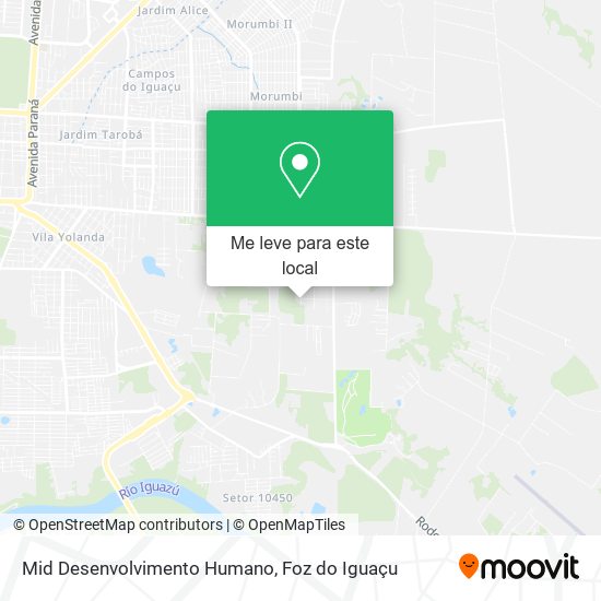 Mid Desenvolvimento Humano mapa