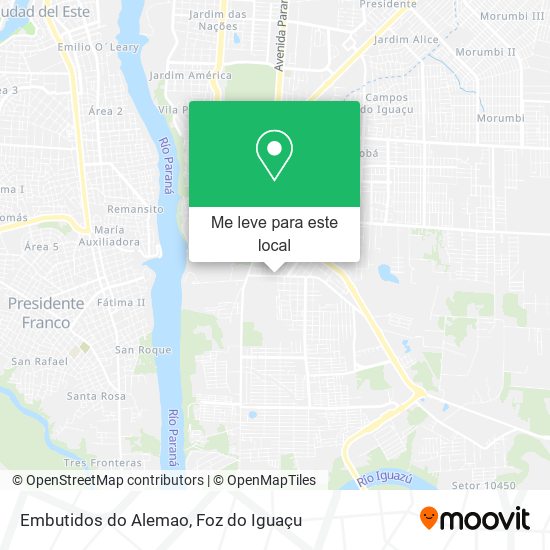Embutidos do Alemao mapa