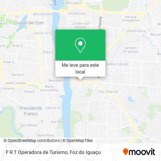 F R T Operadora de Turismo mapa