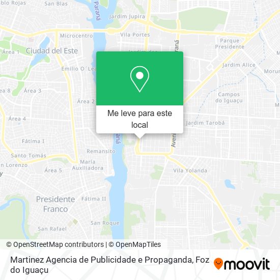 Martinez Agencia de Publicidade e Propaganda mapa