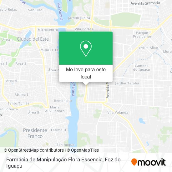 Farmácia de Manipulação Flora Essencia mapa