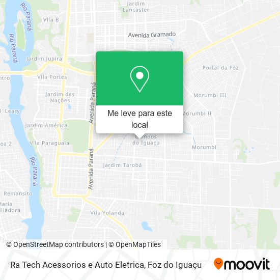 Ra Tech Acessorios e Auto Eletrica mapa
