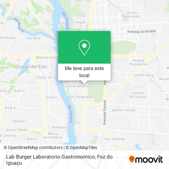Lab Burger Laboratorio Gastronomico mapa