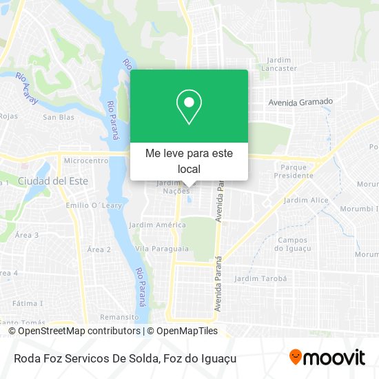 Roda Foz Servicos De Solda mapa