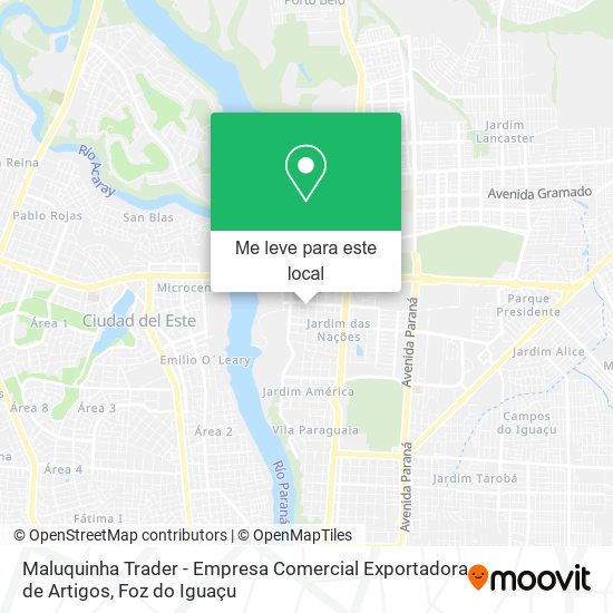 Maluquinha Trader - Empresa Comercial Exportadora de Artigos mapa