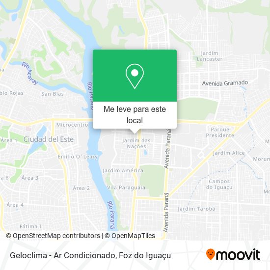 Geloclima - Ar Condicionado mapa