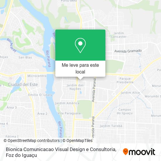 Bionica Comunicacao Visual Design e Consultoria mapa
