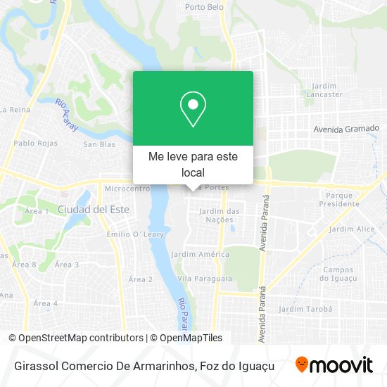 Girassol Comercio De Armarinhos mapa