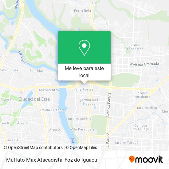 Muffato Max Atacadista mapa