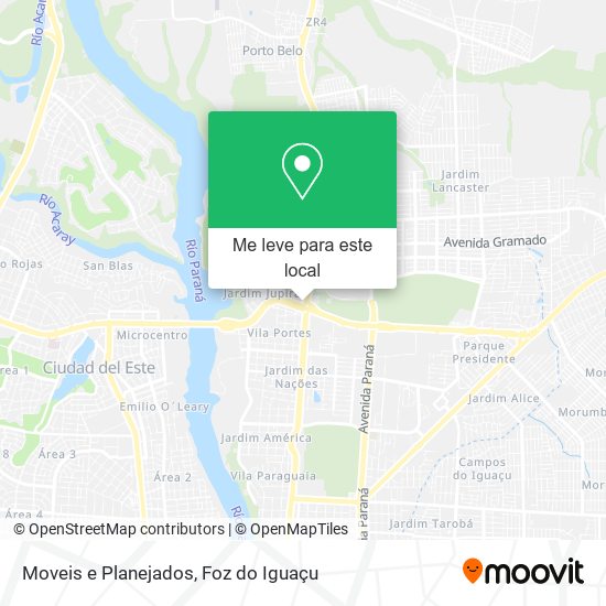 Moveis e Planejados mapa