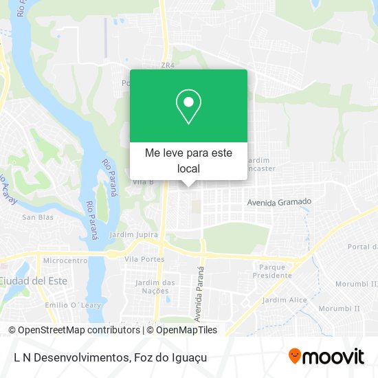 L N Desenvolvimentos mapa