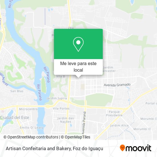 Artisan Confeitaria and Bakery mapa