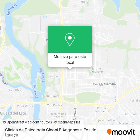 Clinica de Psicologia Cleoni F Angonese mapa