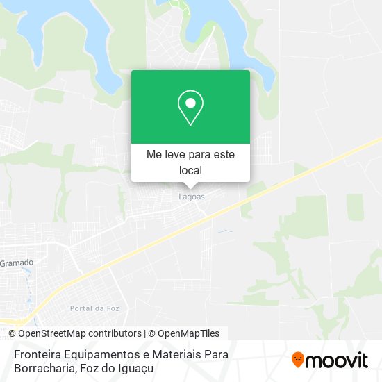 Fronteira Equipamentos e Materiais Para Borracharia mapa