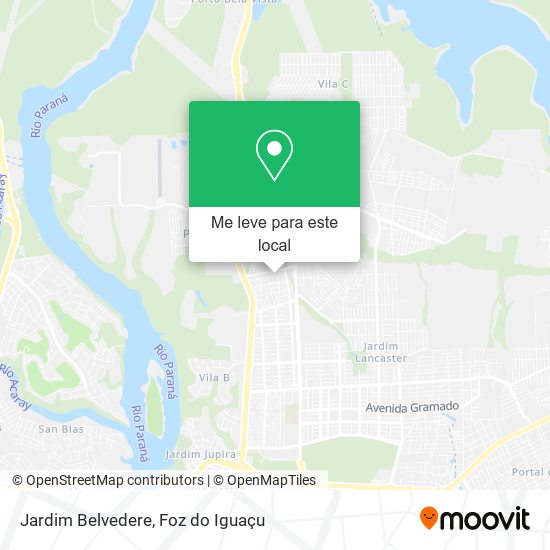 Jardim Belvedere mapa