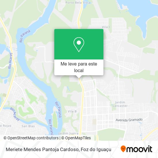 Meriete Mendes Pantoja Cardoso mapa