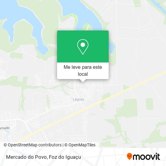 Mercado do Povo mapa