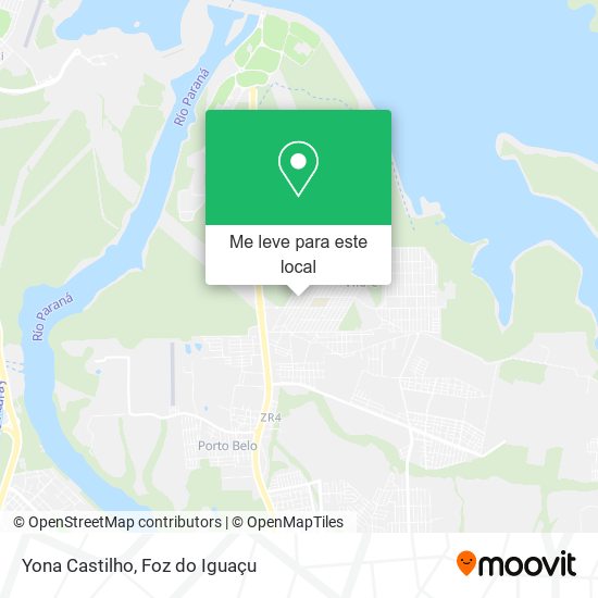Yona Castilho mapa