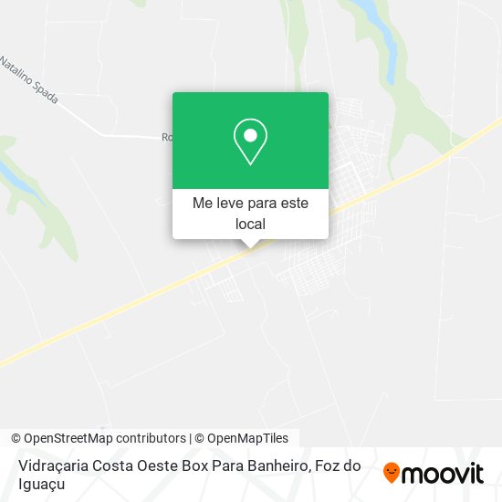 Vidraçaria Costa Oeste Box Para Banheiro mapa