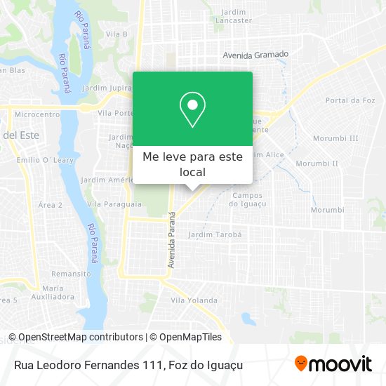 Rua Leodoro Fernandes 111 mapa