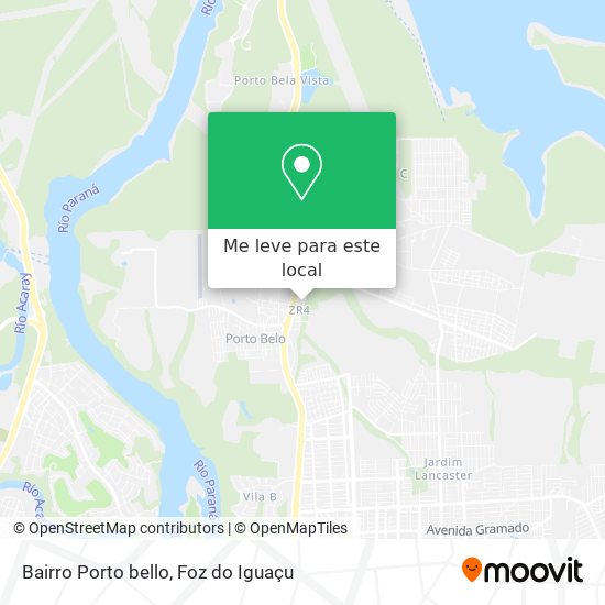 Bairro Porto bello mapa