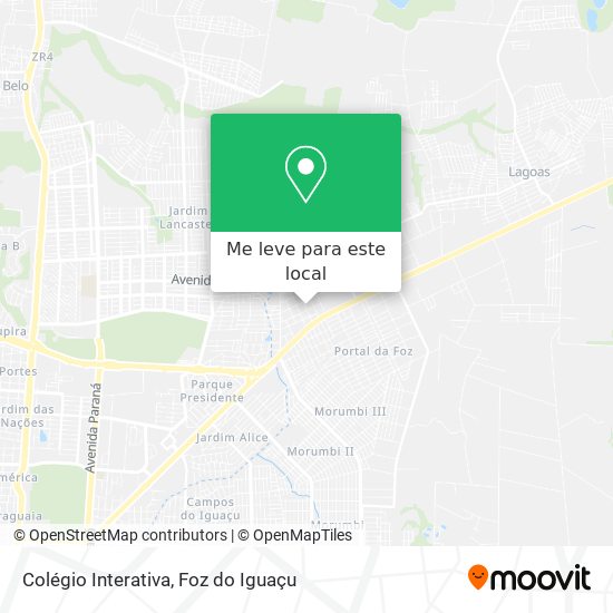 Colégio Interativa mapa