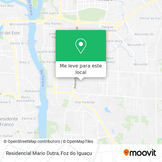 Residencial Mario Dutra mapa