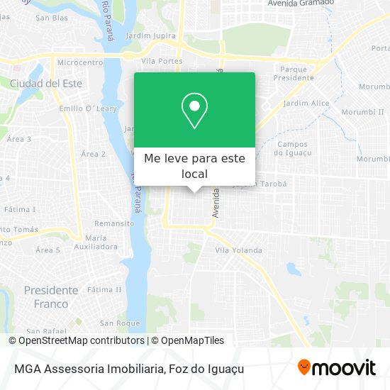 MGA Assessoria Imobiliaria mapa