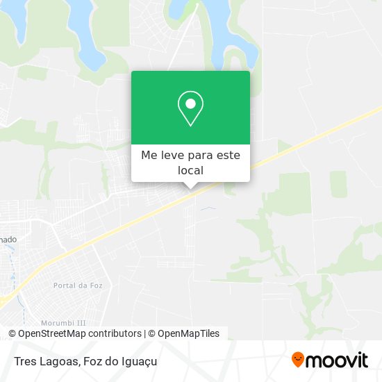 Tres Lagoas mapa