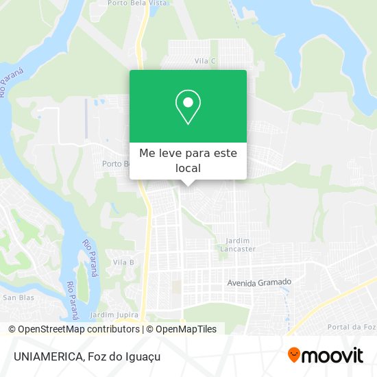 UNIAMERICA mapa