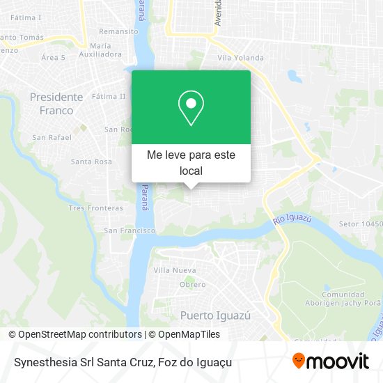 Synesthesia Srl Santa Cruz mapa