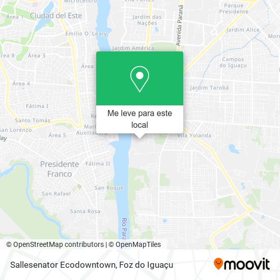 Sallesenator Ecodowntown mapa