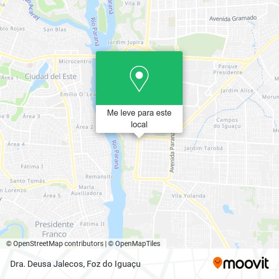 Dra. Deusa Jalecos mapa