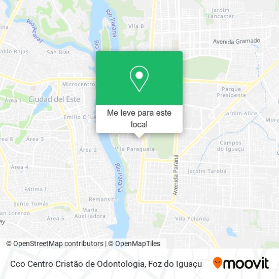Cco Centro Cristão de Odontologia mapa