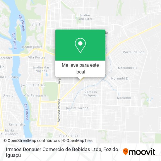 Irmaos Donauer Comercio de Bebidas Ltda mapa