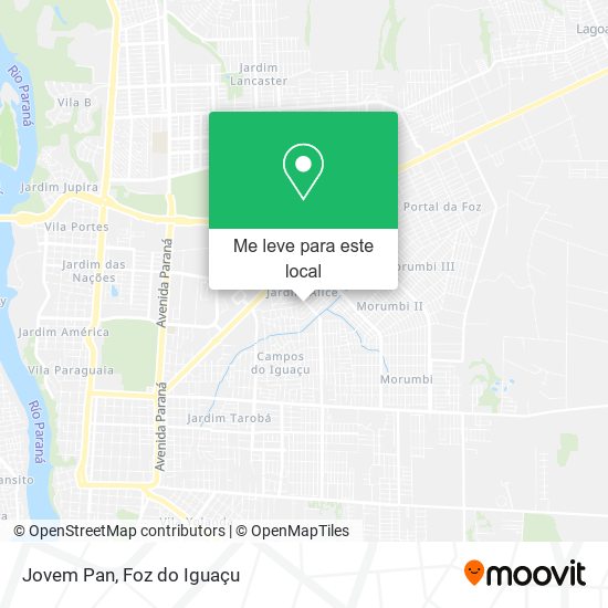 Jovem Pan mapa