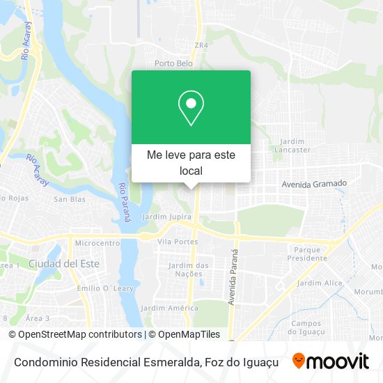 Condominio Residencial Esmeralda mapa