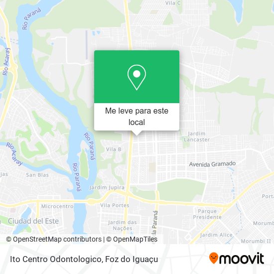 Ito Centro Odontologico mapa