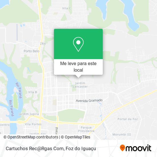 Cartuchos Rec@Rgas Com mapa