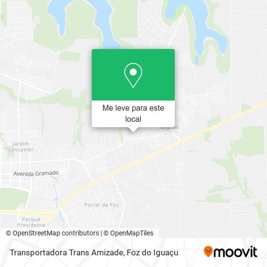 Transportadora Trans Amizade mapa