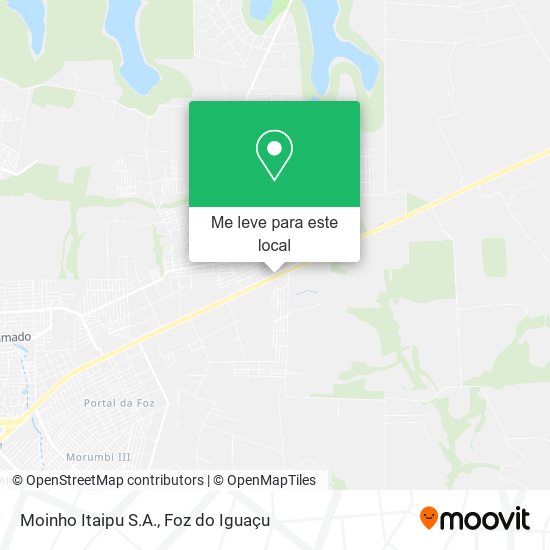 Moinho Itaipu S.A. mapa