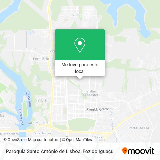 Paróquia Santo Antônio de Lisboa mapa